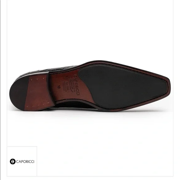 Caporicci 943 Alligator Loafers brown gold color